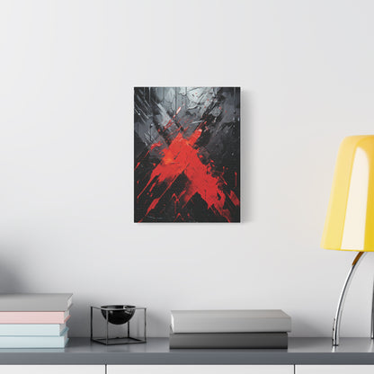 Scarlet Slash— Urban Modern Art Print
