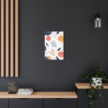 Abstract Botanical Canvas Print – Modern Floral Wall Art