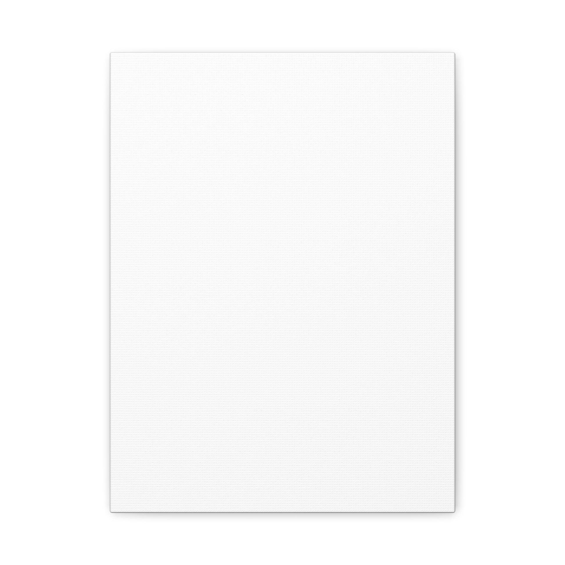 Personalised Matte Stretched Canvas, Blank Wall Art Decor (Vertical)