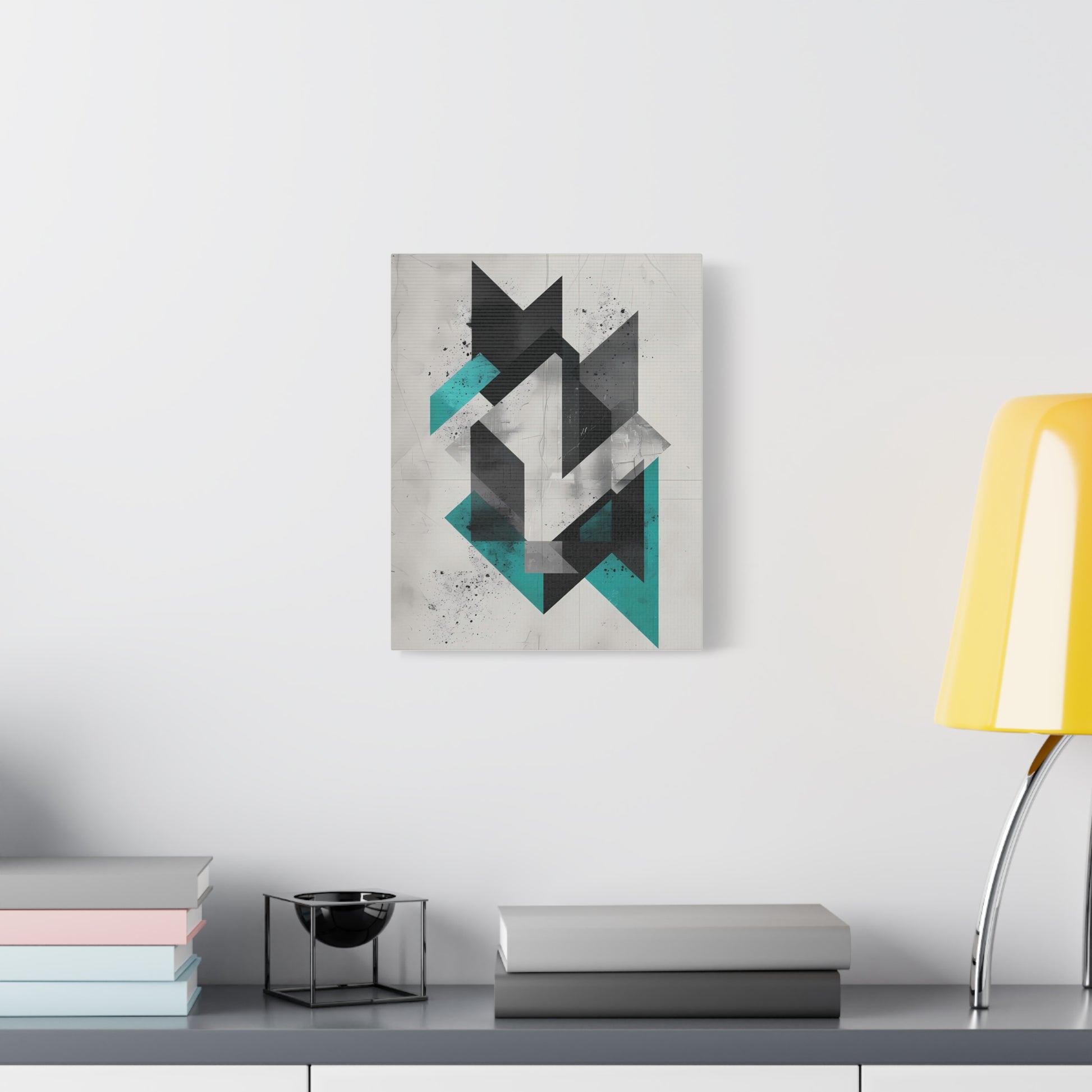 Structural Abstraction — Minimalist Geometry Poster