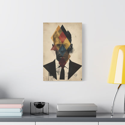 Abstract Portrait Canvas Art, Modern Wall Decor