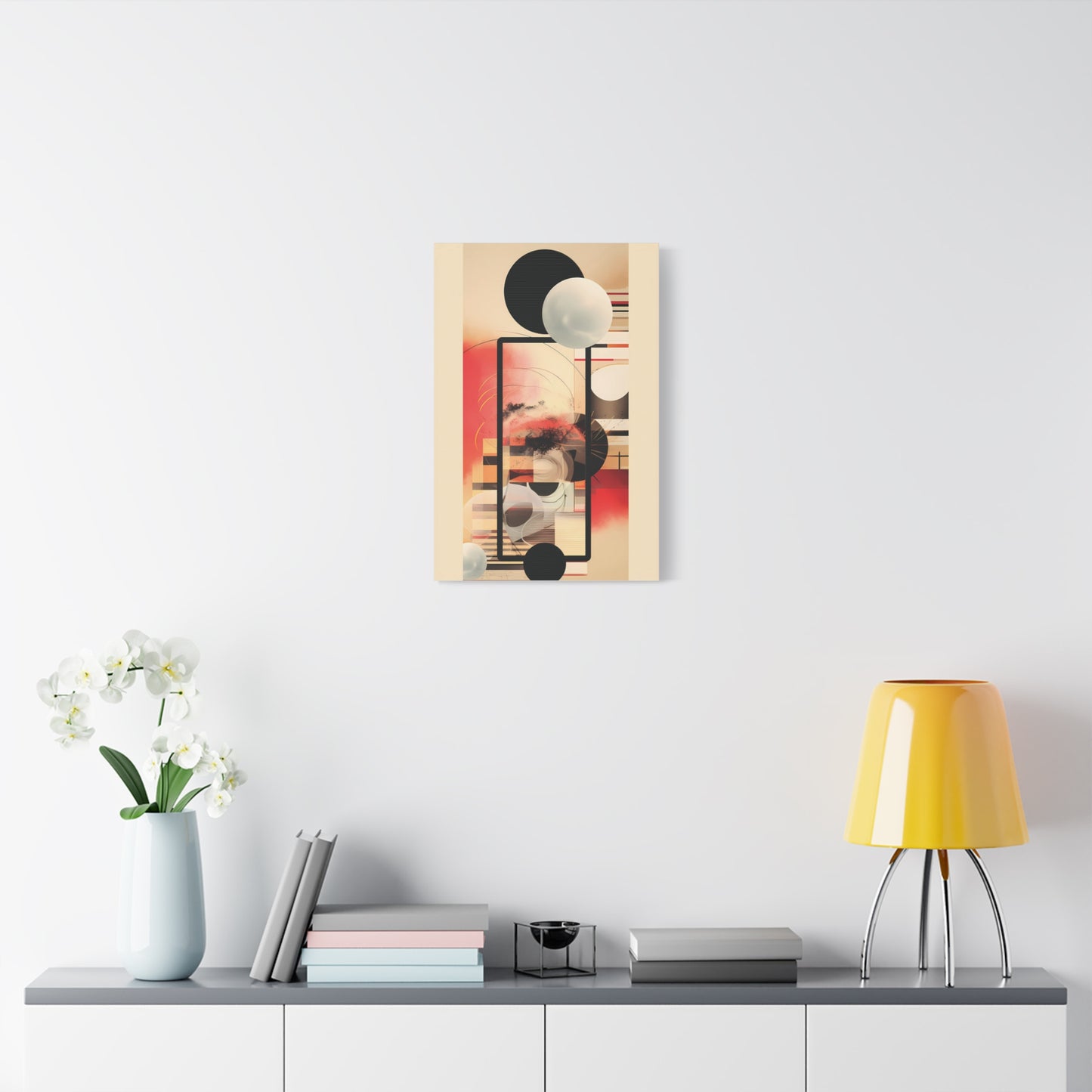 Abstract Geometric Wall Art Canvas, Modern Home Decor