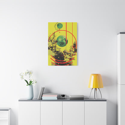 Abstract Wall Art Print, Colorful Canvas Decor