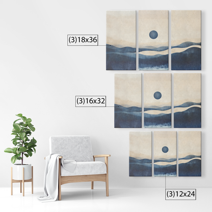 3 Piece Abstract Art Canvas