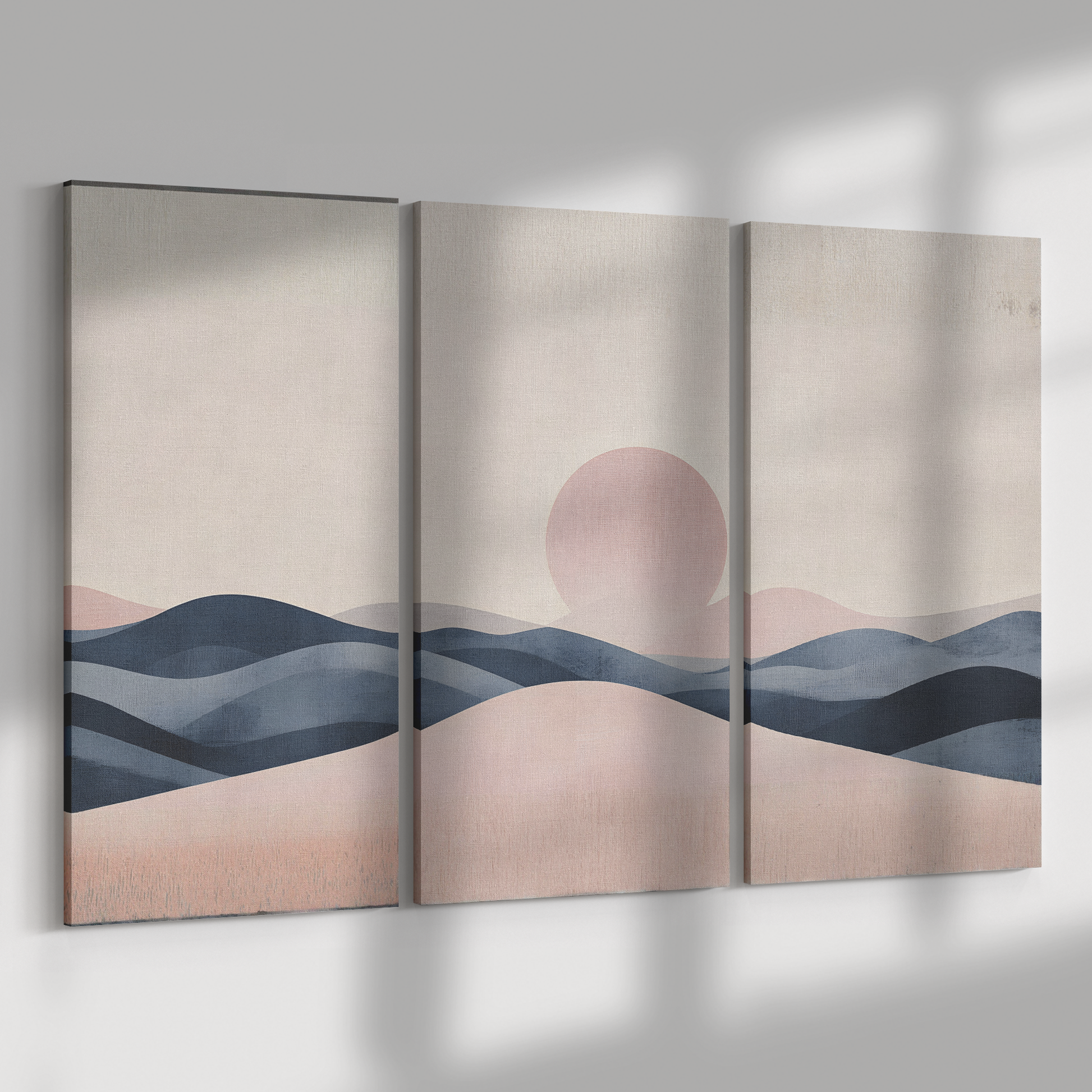 3 Piece Abstract Landscape Art