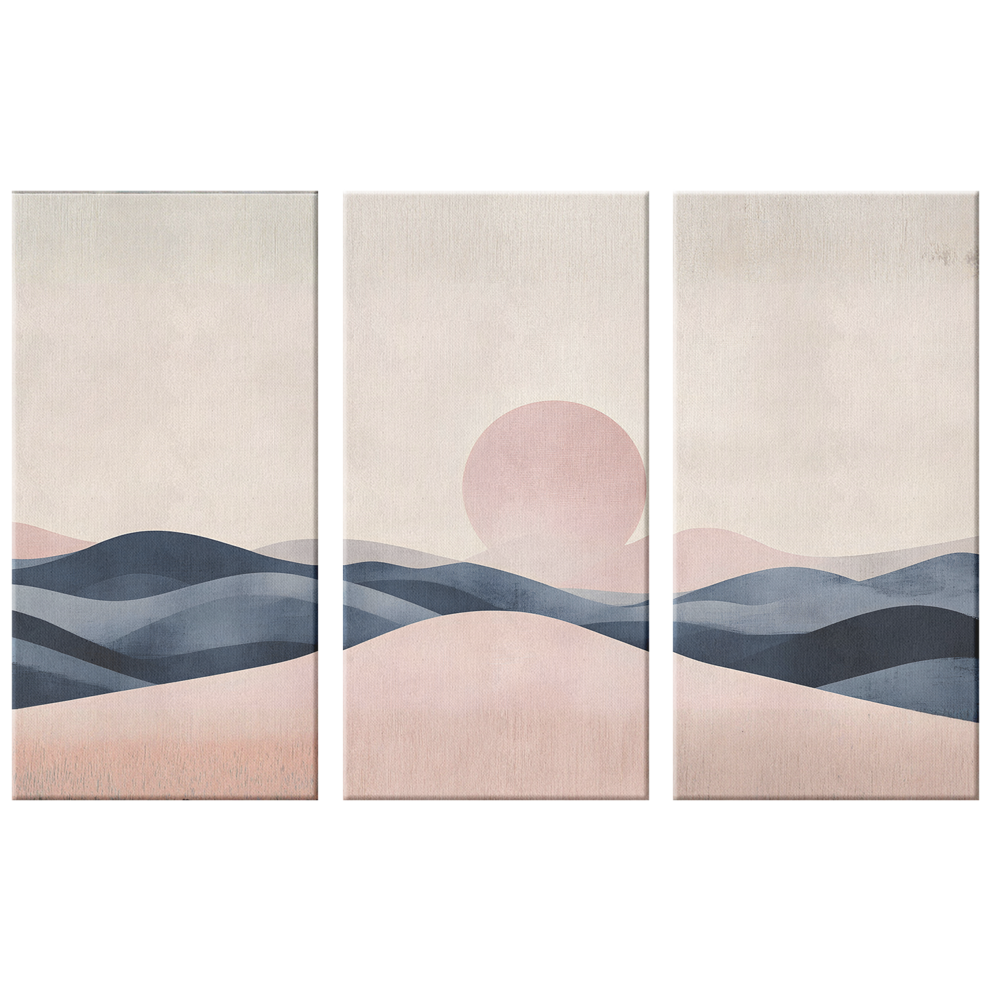 3 Piece Abstract Landscape Art