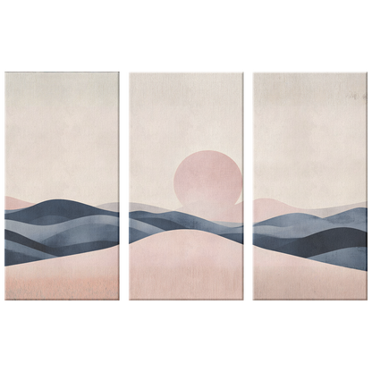 3 Piece Abstract Landscape Art