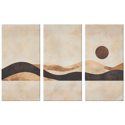 3 Piece Earthy Tones And Soft Textures