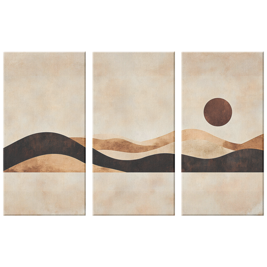 3 Piece Earthy Tones And Soft Textures