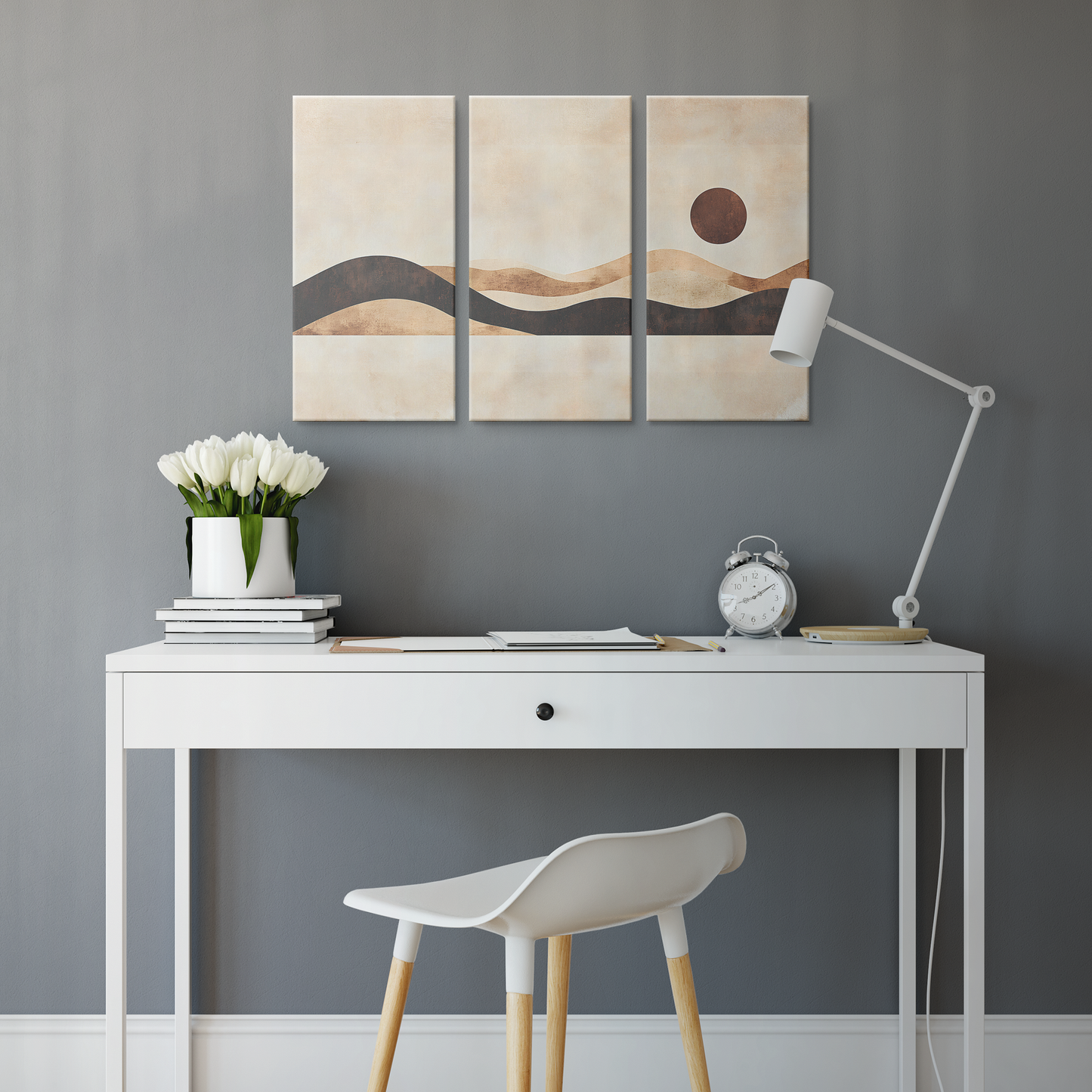 3 Piece Earthy Tones And Soft Textures