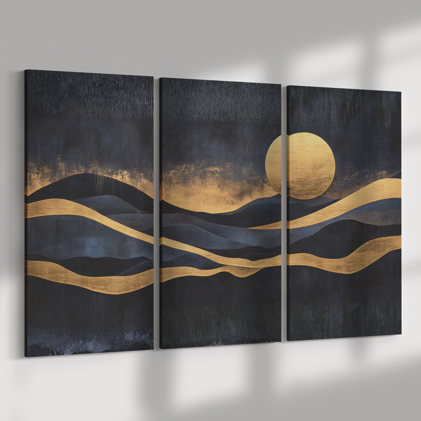 3 Piece Moonlight in the Mountains