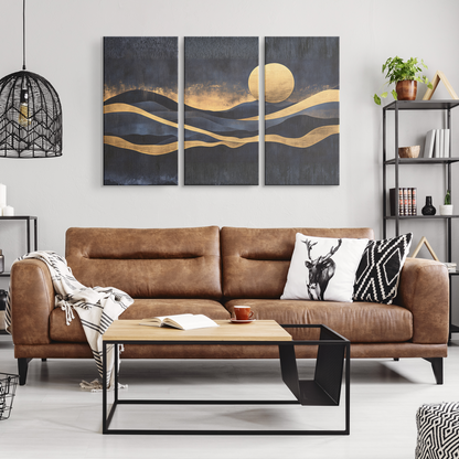 3 Piece Moonlight in the Mountains