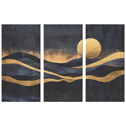 3 Piece Moonlight in the Mountains