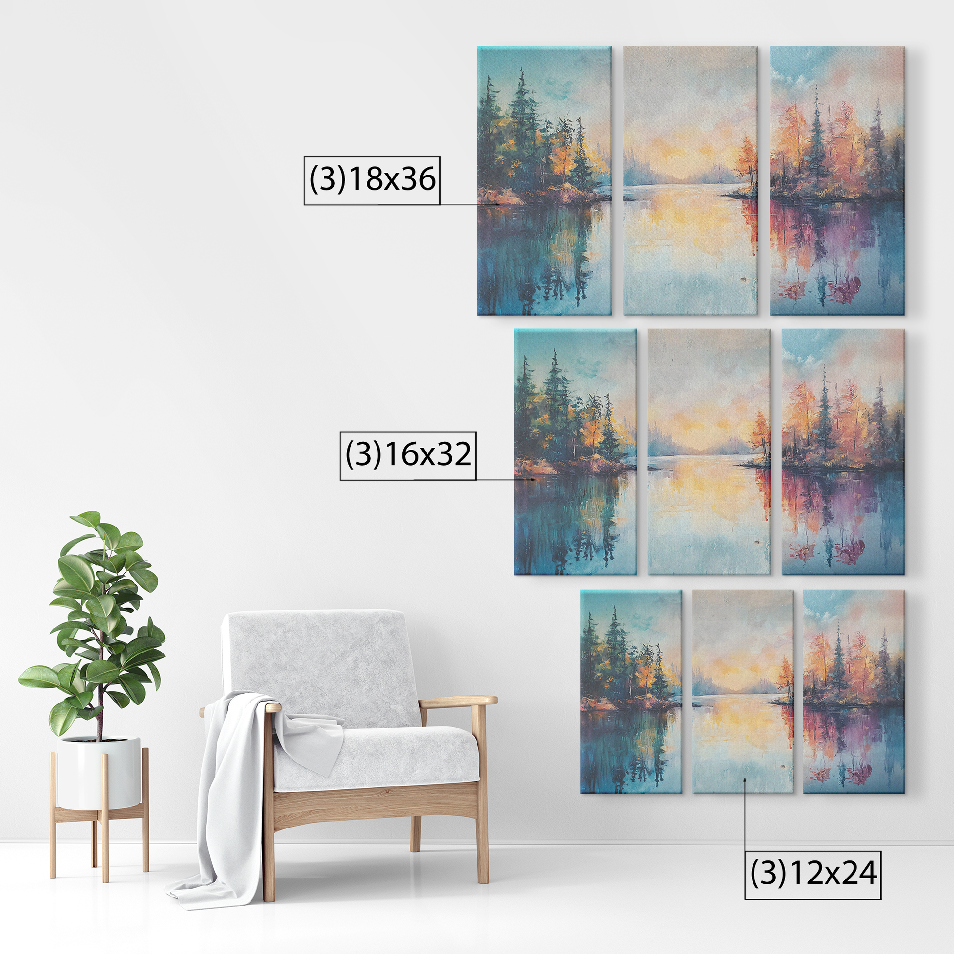 3 piece Art Canvas
