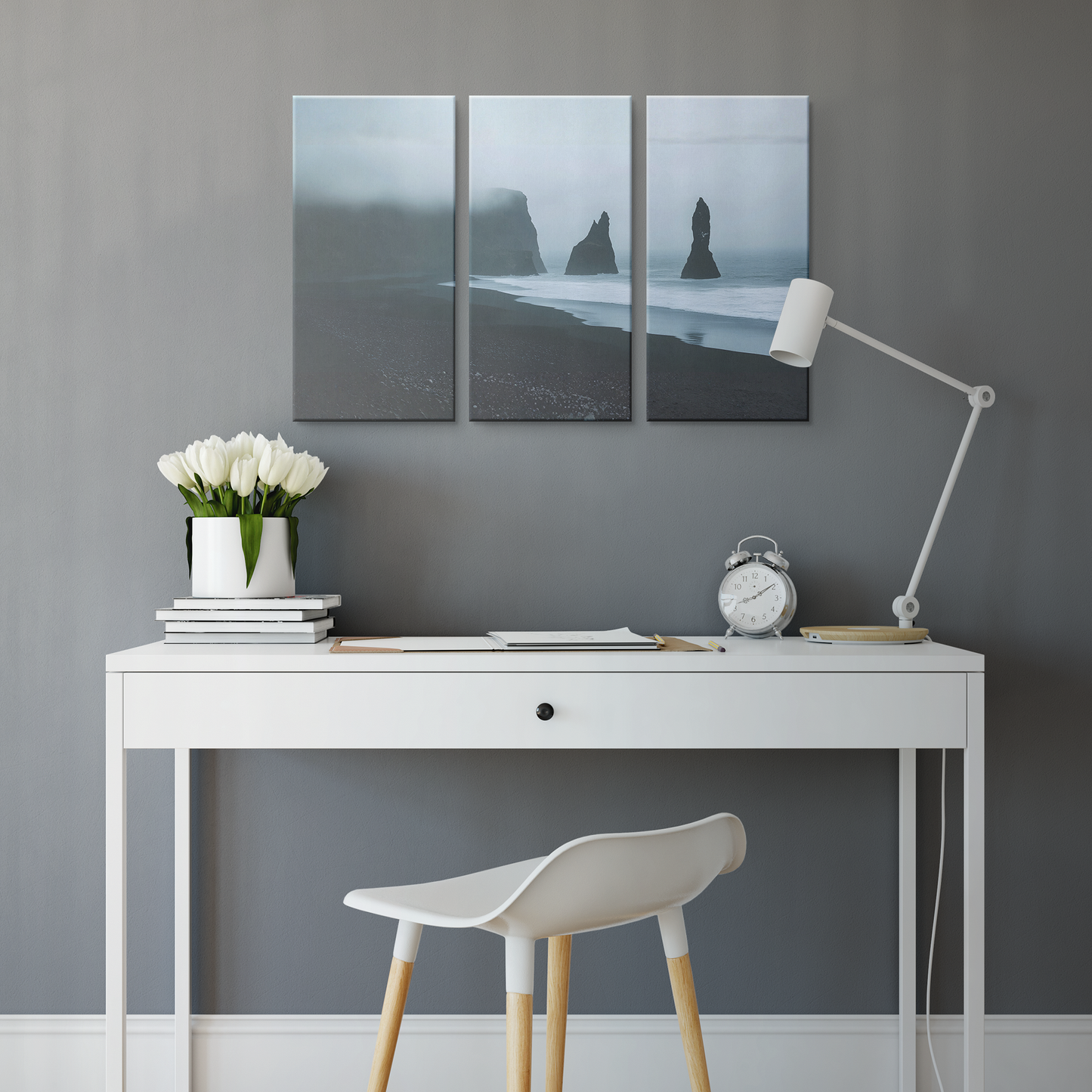 3 piece Black Sand Beach Art