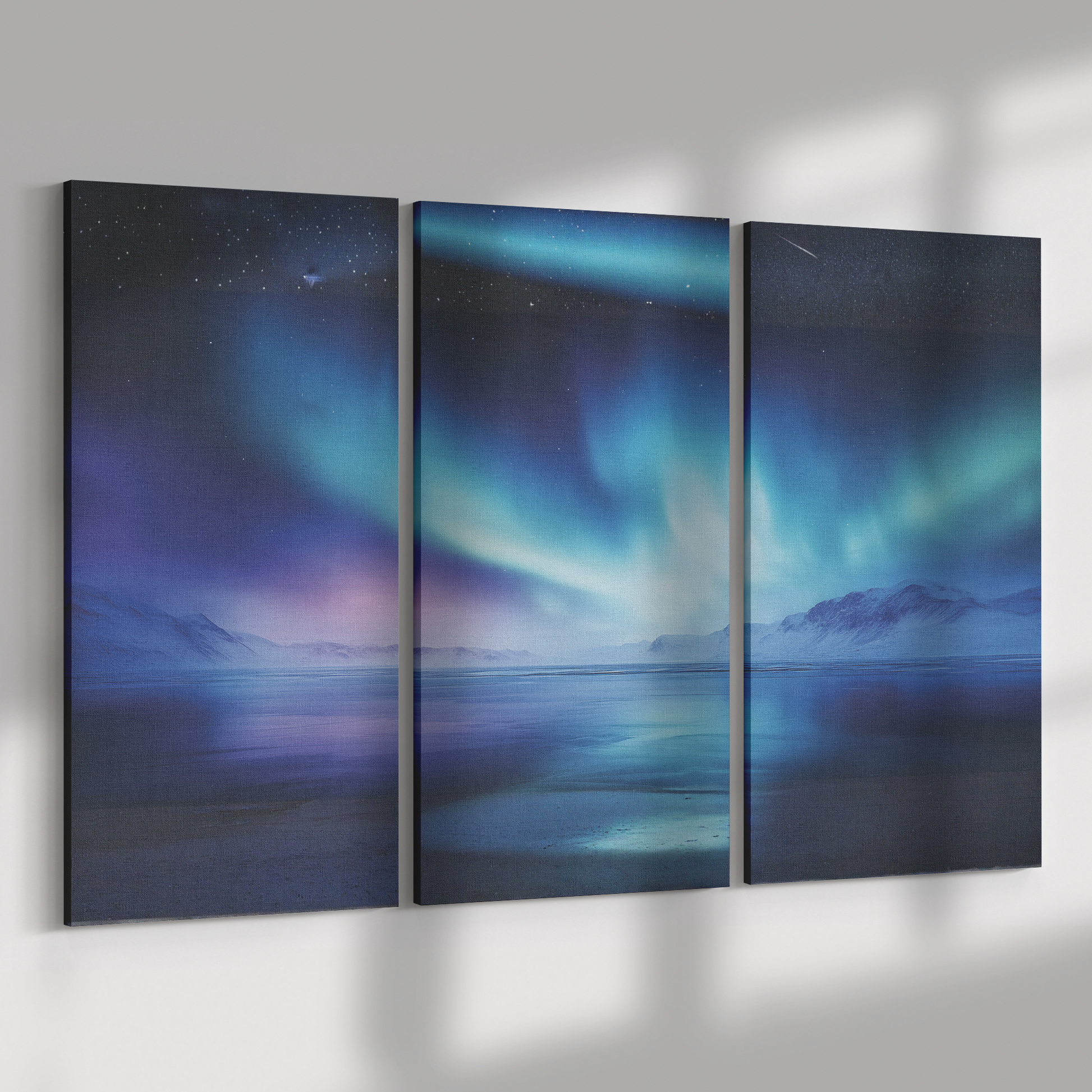 3 piece Blue Canvas