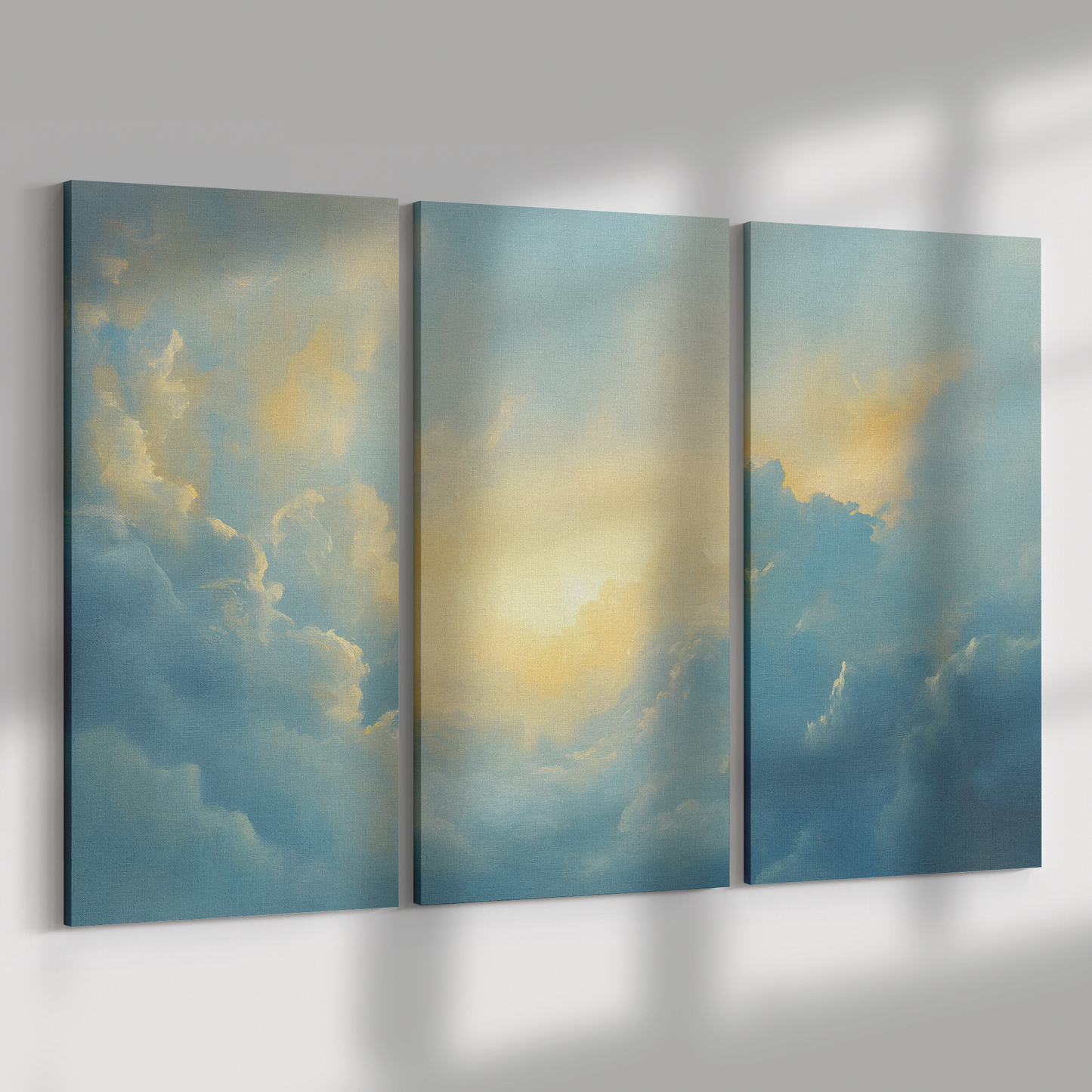 3 piece Cloud Canvas Art