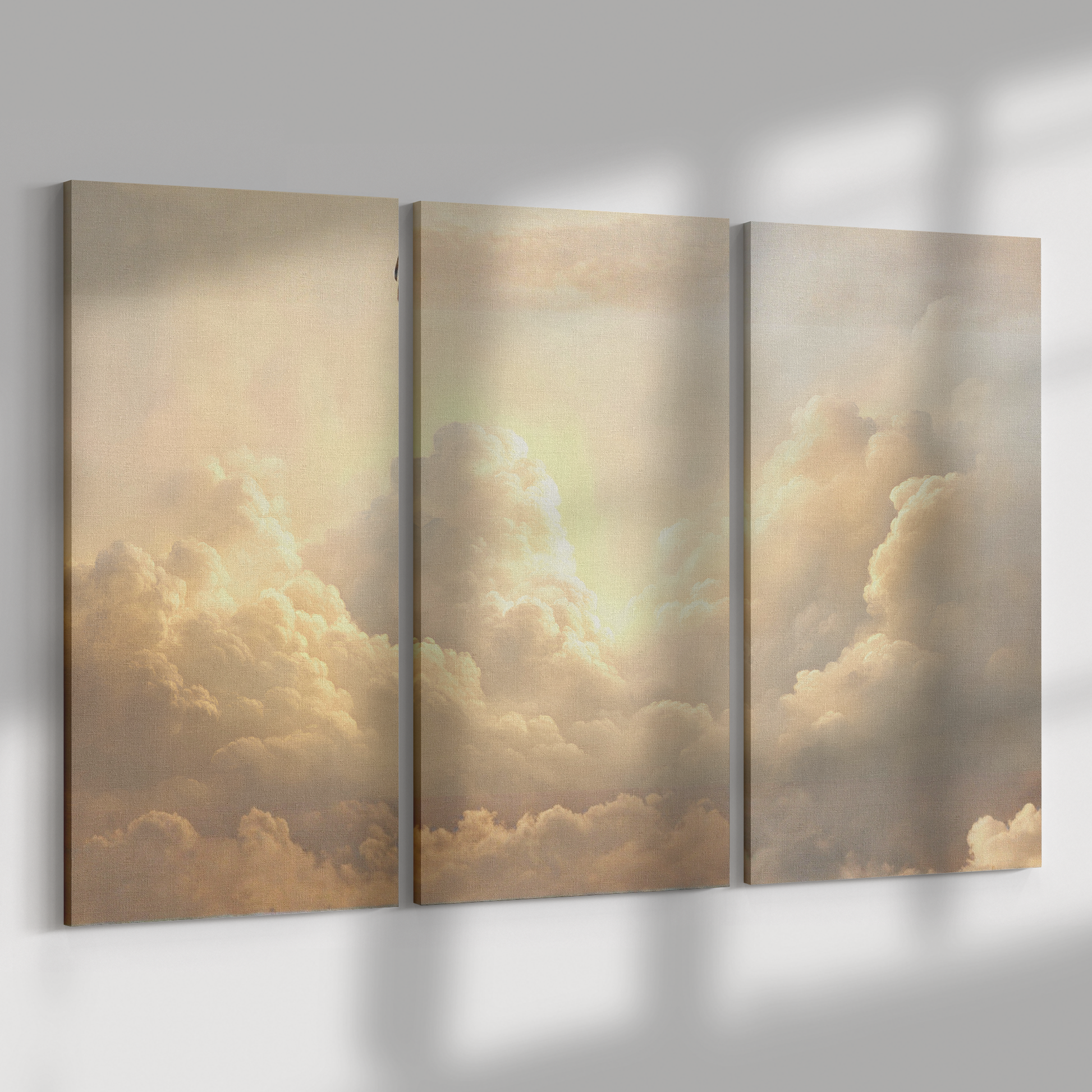 3 piece Clouds Canvas