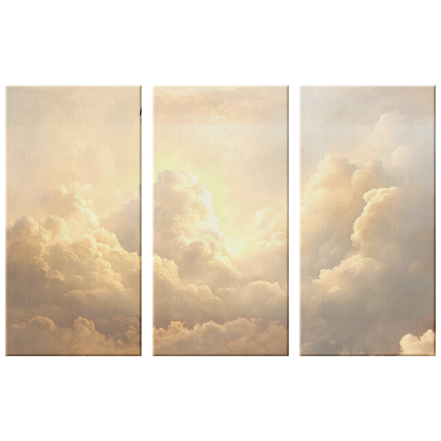 3 piece Clouds Canvas