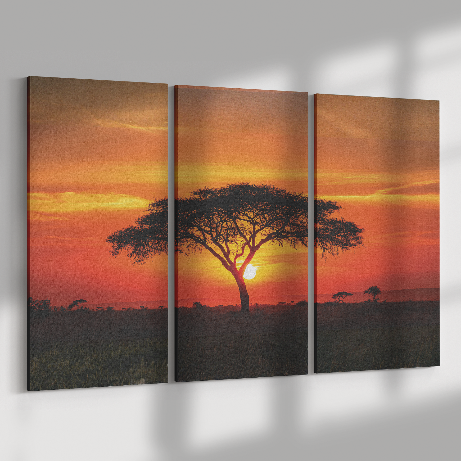 3 piece Sunset Canvas