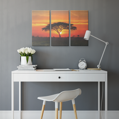 3 piece Sunset Canvas