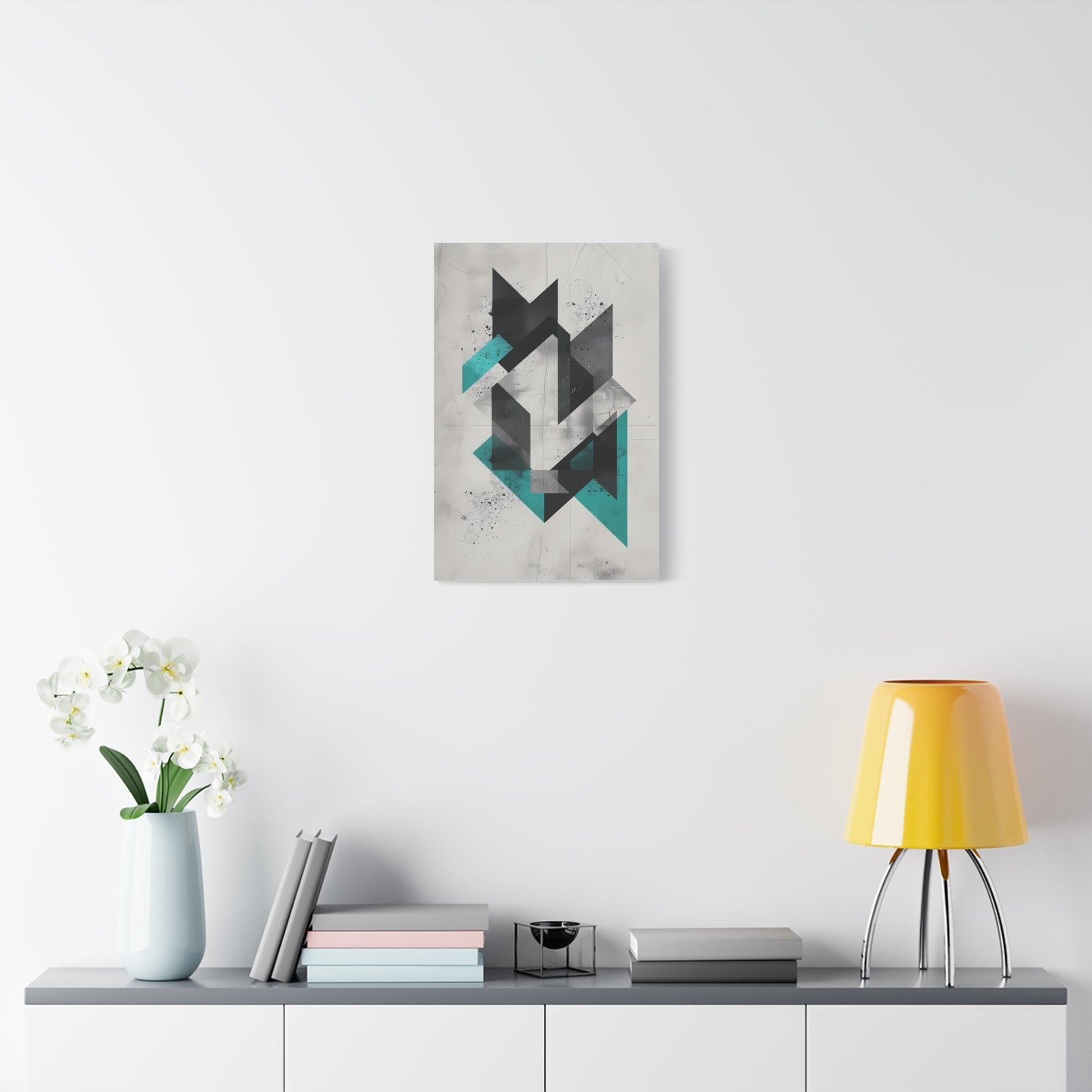 Structural Abstraction — Minimalist Geometry Poster