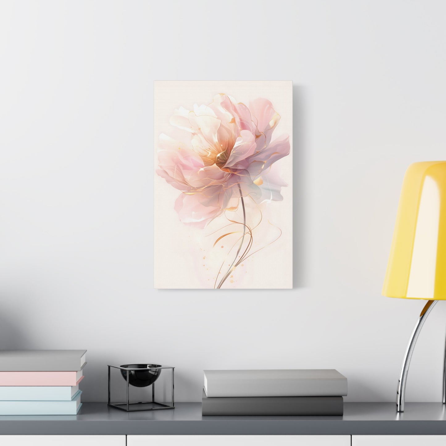 Ethereal Peony Floral Painting, Wall Art Gift for Garden Lovers