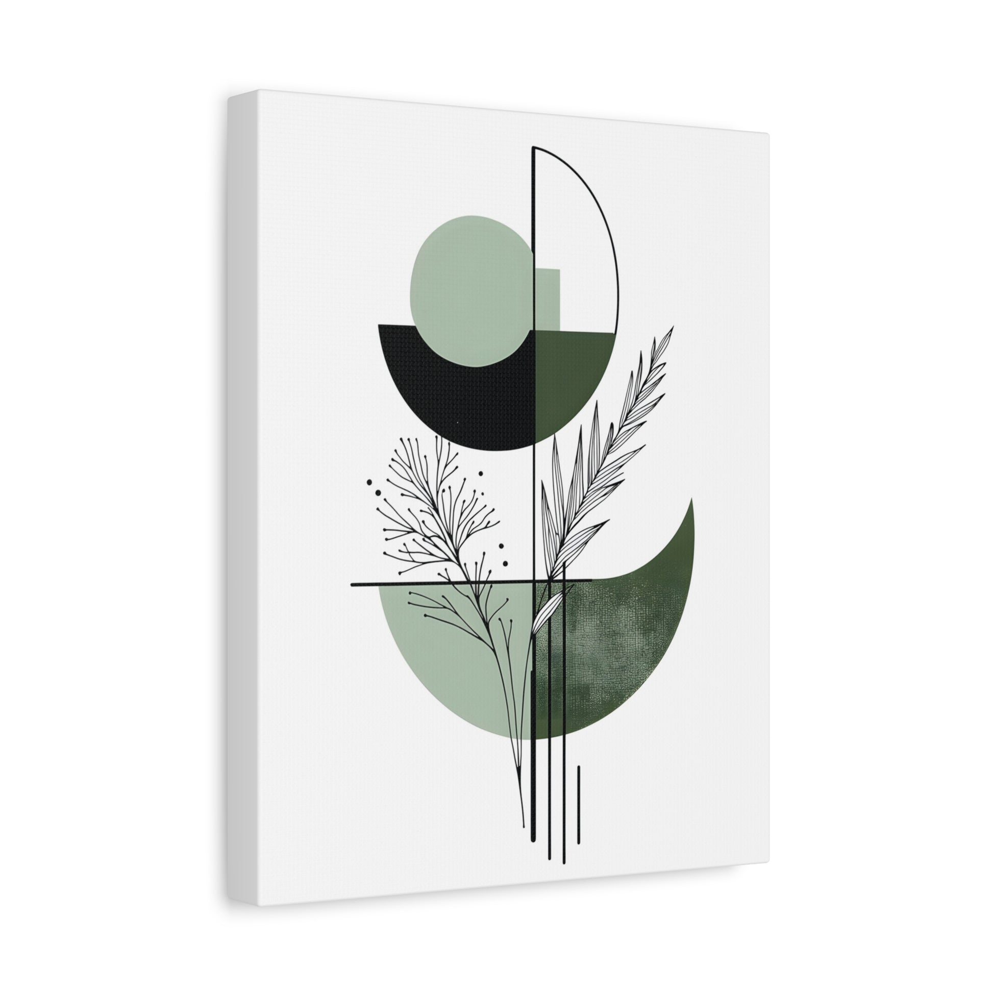 Abstract Botanical Art Canvas
