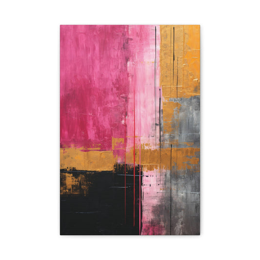 Vibrant Abstract Wall Art, Matte Canvas Art, Modern Home Decor
