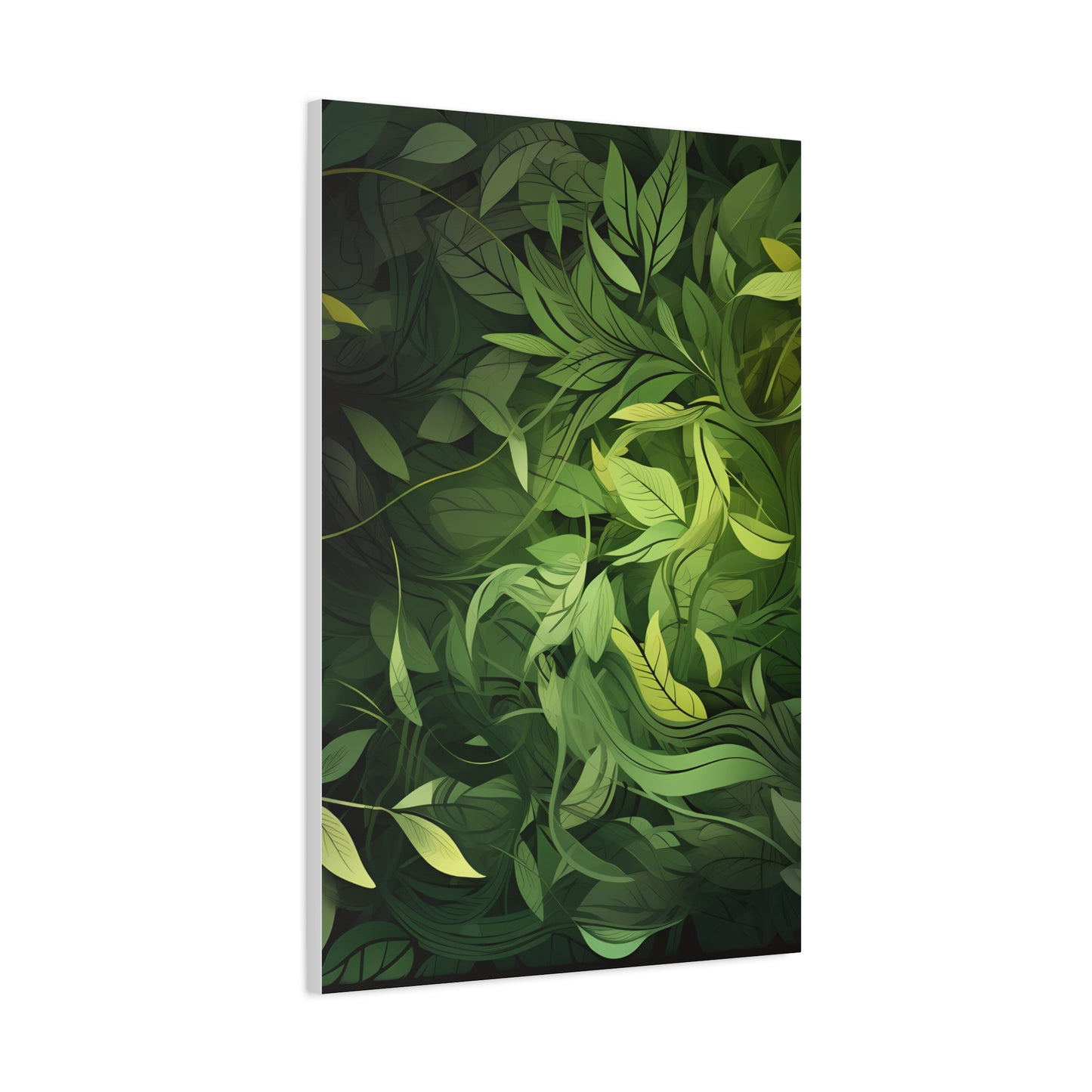 Verdant Dreams — Leafy Modern Nature Print
