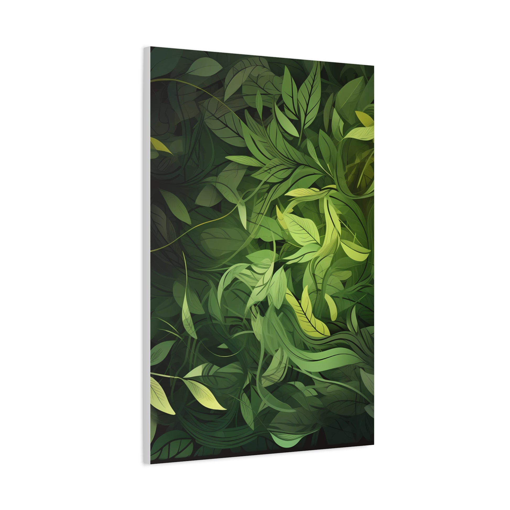 Verdant Dreams — Leafy Modern Nature Print