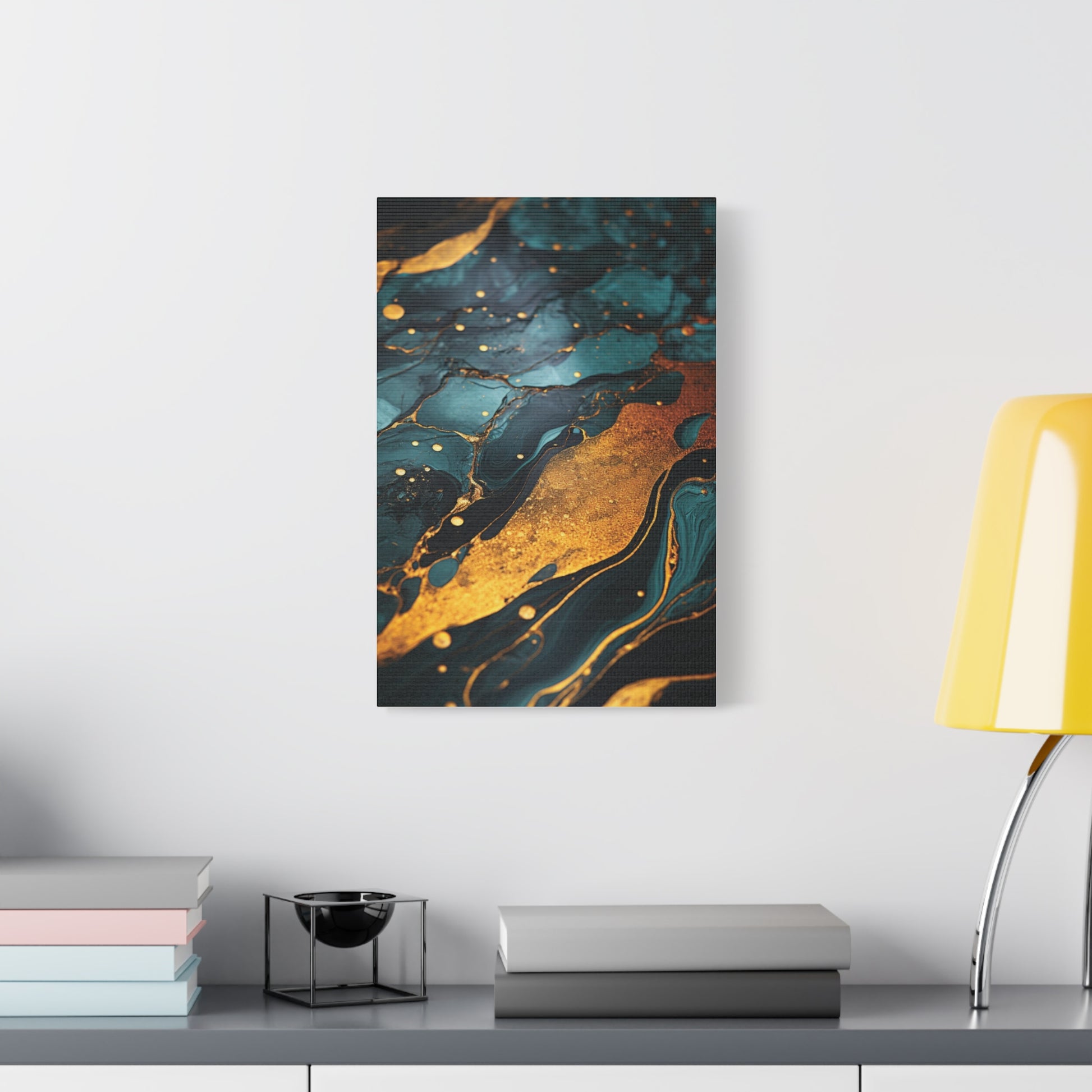 Elegant Abstract Wall Art Canvas Print, Modern Home Decor