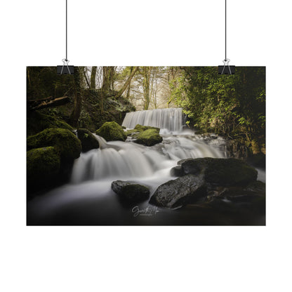 Pwllfanogl Waterfall Fine Art Print | By Photographer Gareth Mon Jones