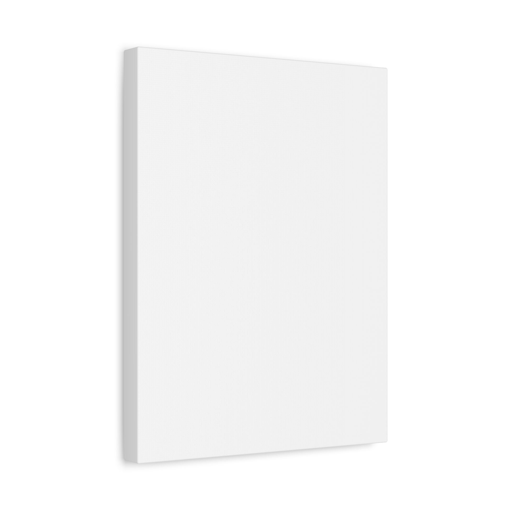 Personalised Matte Stretched Canvas, Blank Wall Art Decor (Vertical)