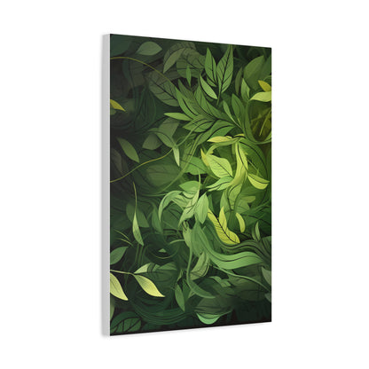 Verdant Dreams — Leafy Modern Nature Print