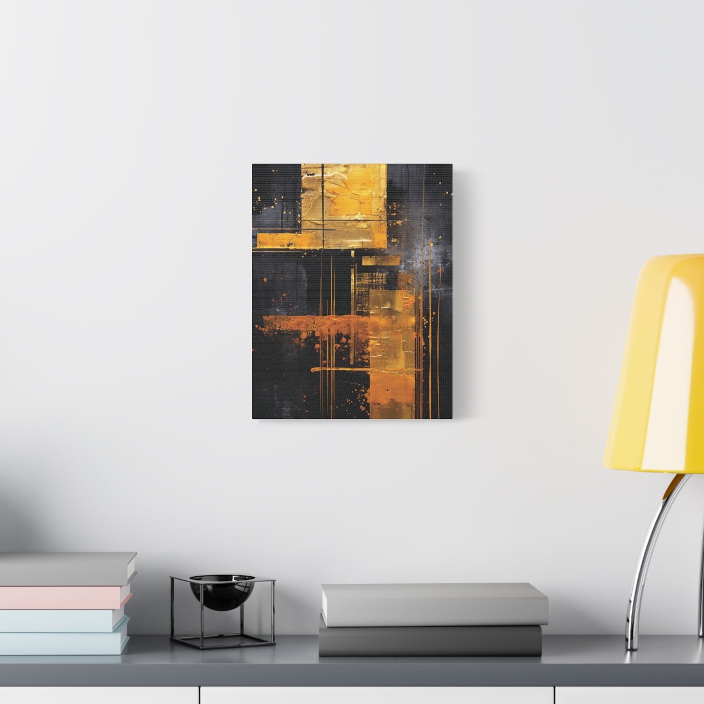 Abstract Modern Canvas Art Piece, Wall Decor