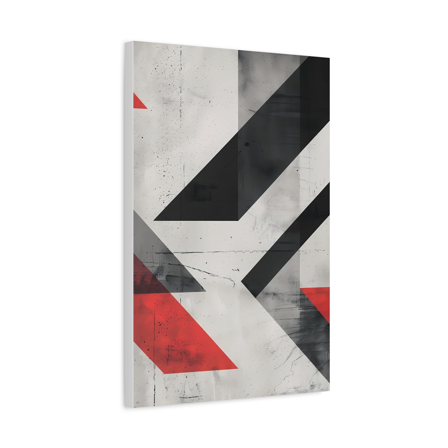 Industrial Arrows — Modern Black & Red Poster