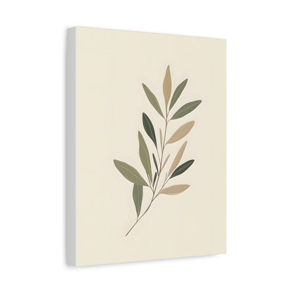 Minimalist Botanical Leaf Illustration
