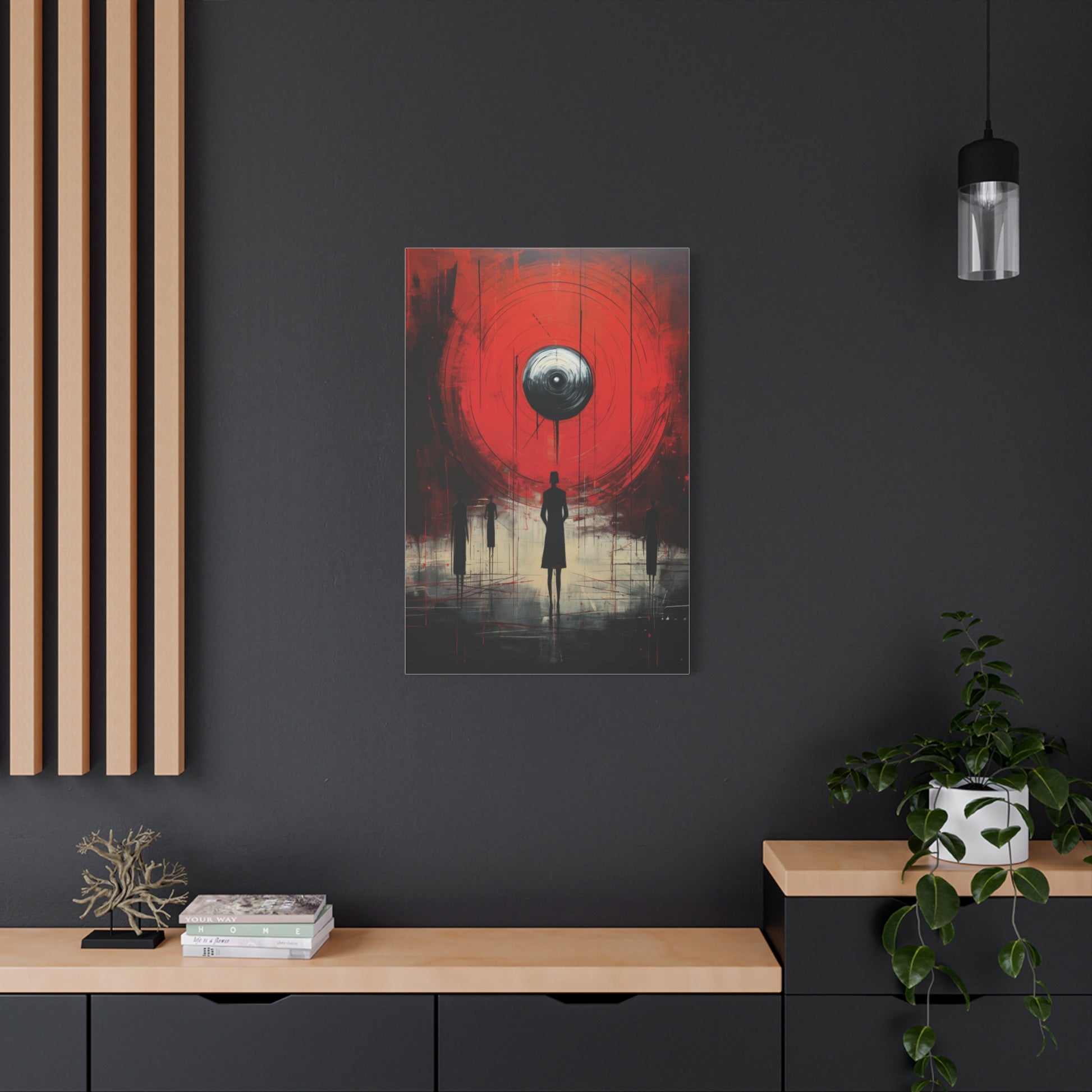 Circle of Fate — Atmospheric Modern Canvas