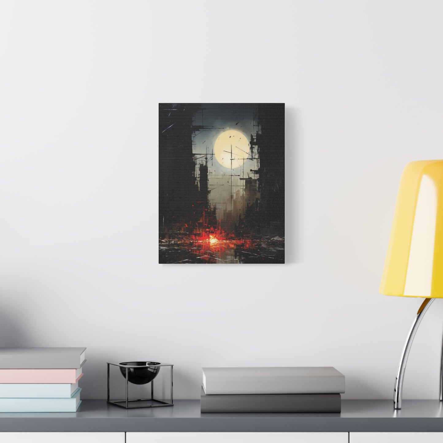 “The Last Light” — Dramatic Sci-Fi Wall Print