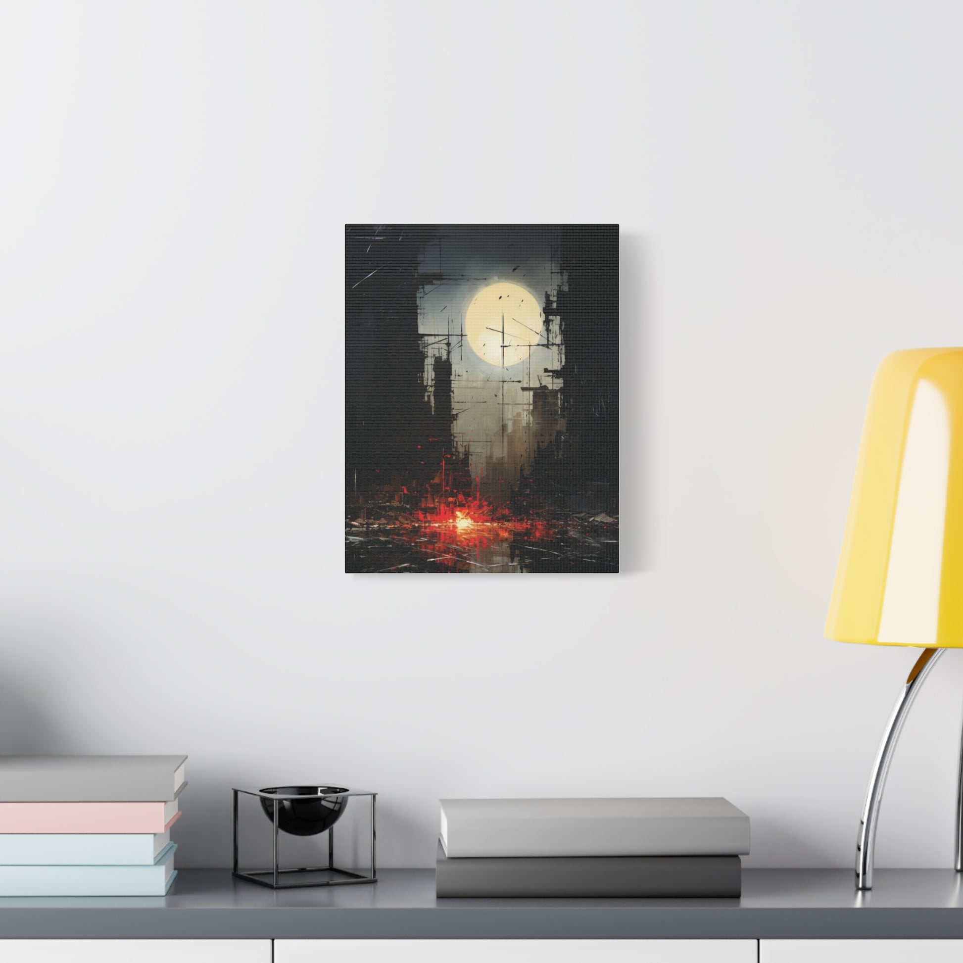 “The Last Light” — Dramatic Sci-Fi Wall Print