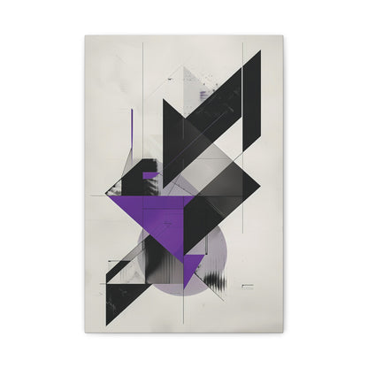 Precision Lines — Sleek Geometric Abstract Poster