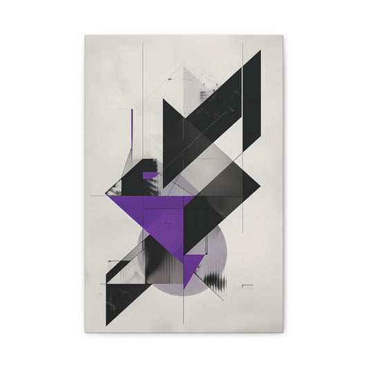 Precision Lines — Sleek Geometric Abstract Poster