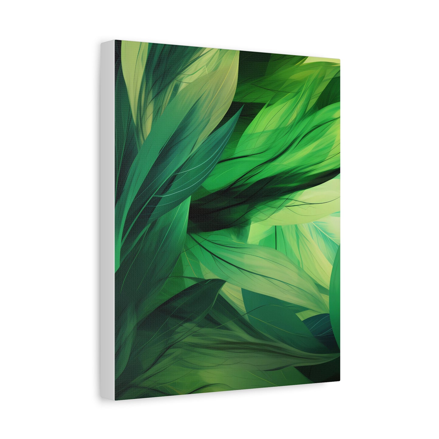 Emerald Canopy — Abstract Botanical Wall Art