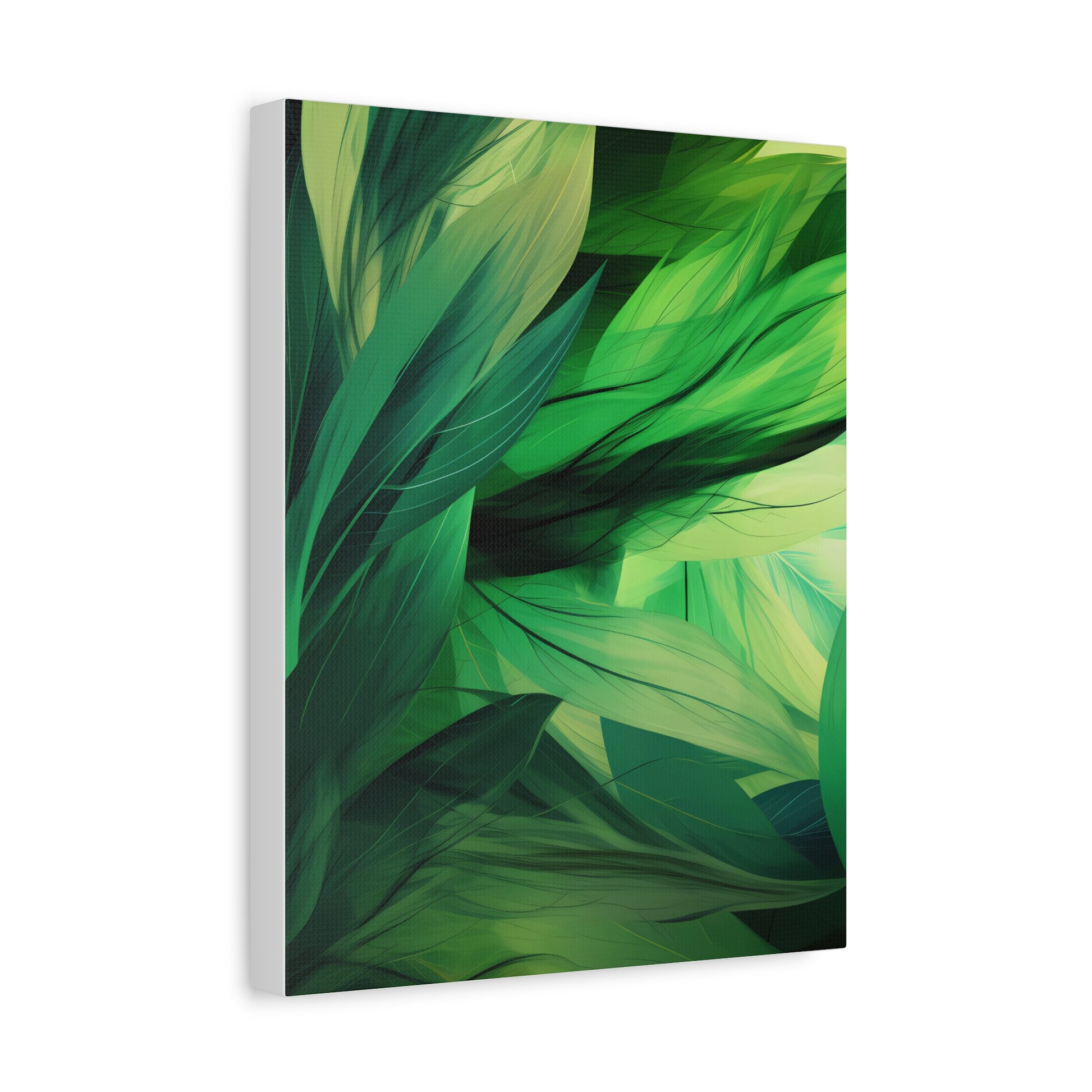 Emerald Canopy — Abstract Botanical Wall Art