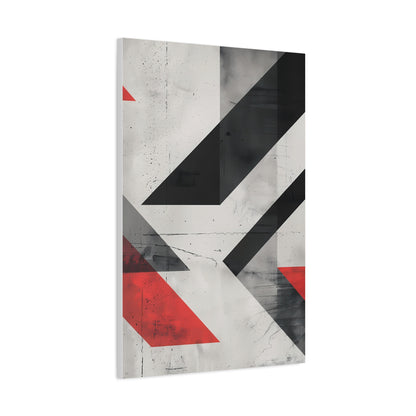 Industrial Arrows — Modern Black & Red Poster