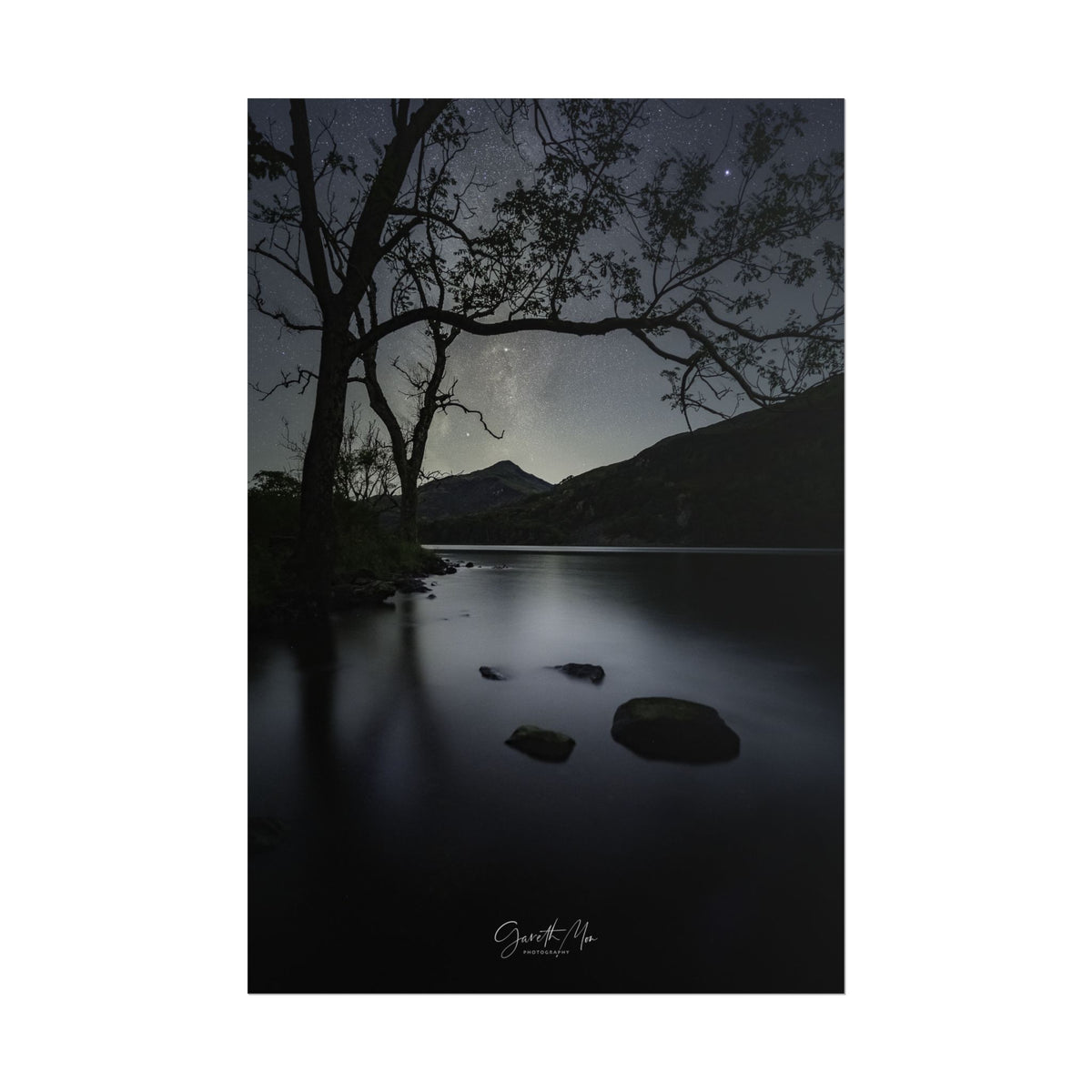 Gwynant Milky Way Fine Art Print | By Photographer Gareth Mon Jones