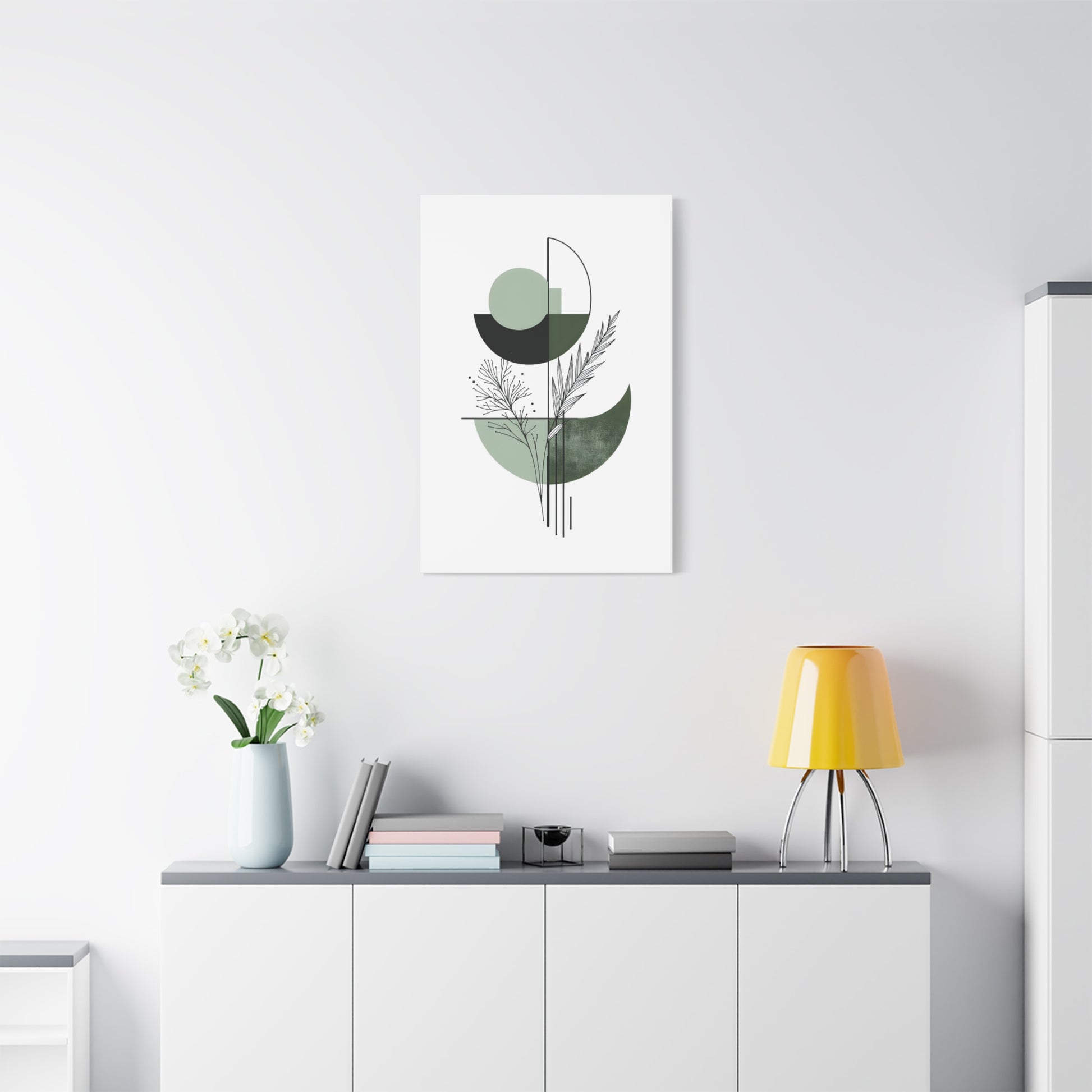 Abstract Botanical Art Canvas