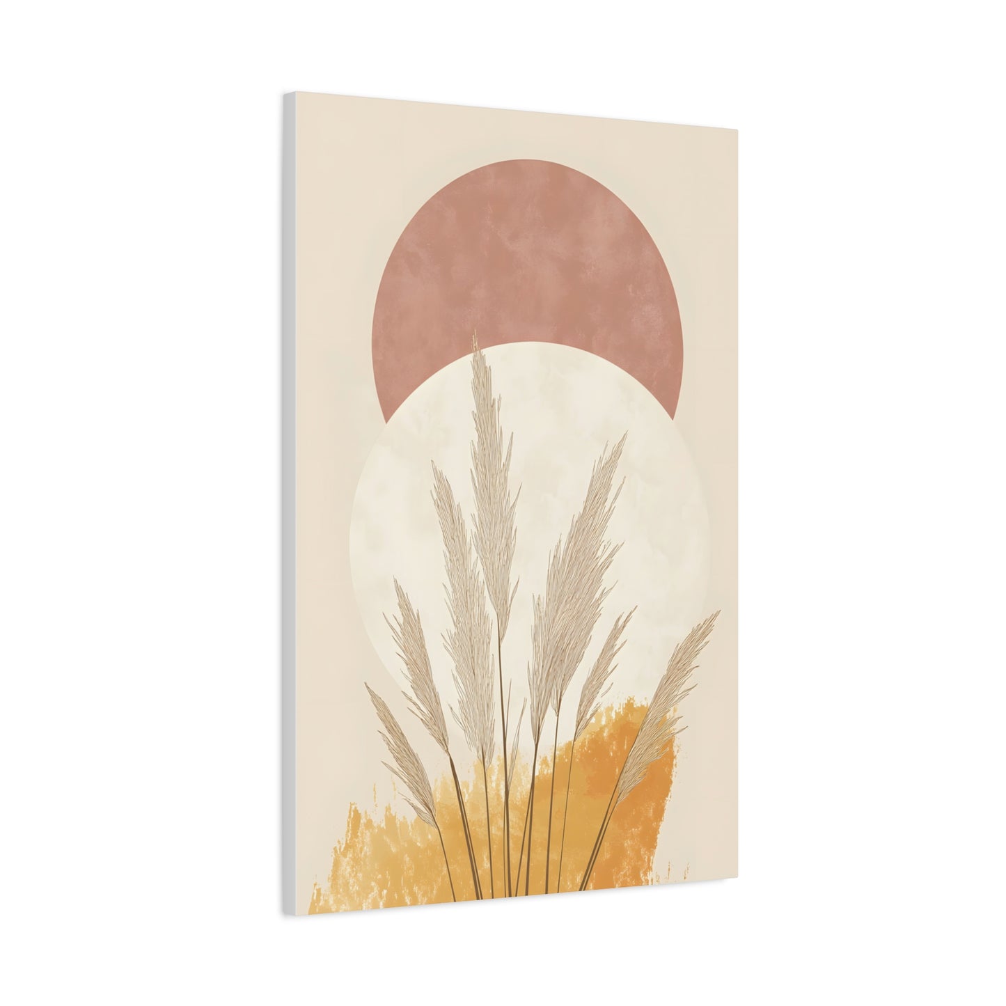 Boho Chic Wall Art Canvas, Modern Decorative Print