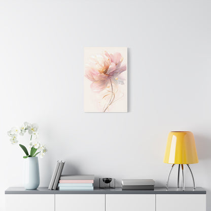 Ethereal Peony Floral Painting, Wall Art Gift for Garden Lovers